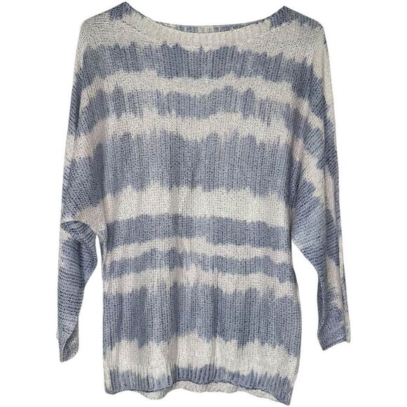 |EUC| SIONI Abstract Striped Women's Sweater - Picture 1 of 6